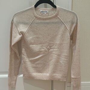 Bonpoint Soft Beige Crew Neck Sweater